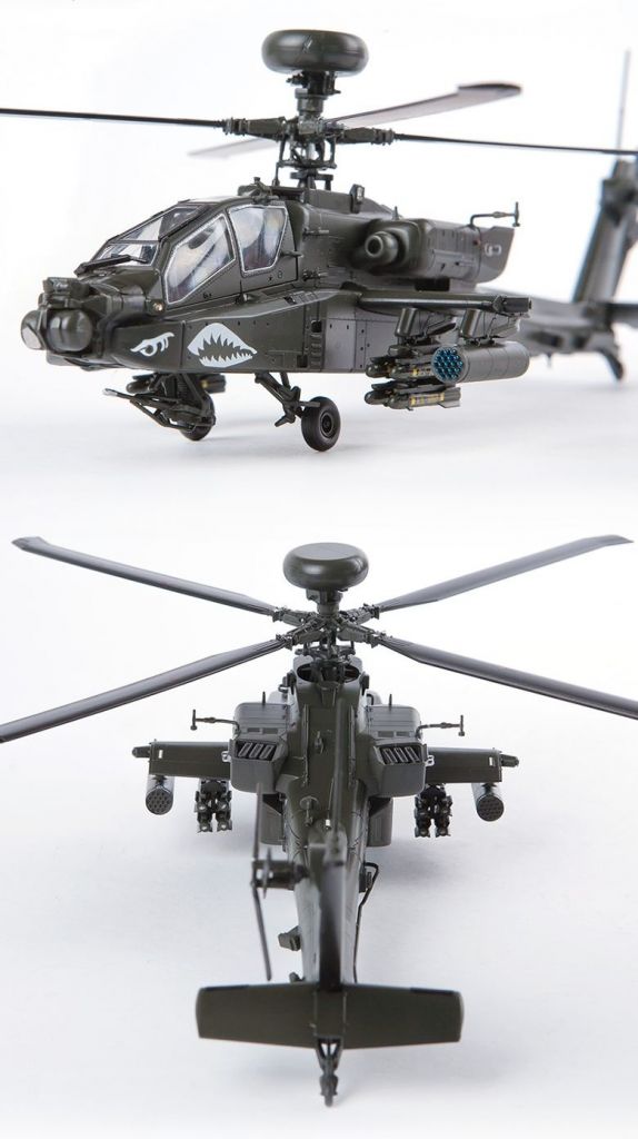 Academy AH-64D Block II "Late Version" Apache Longbow 1/72